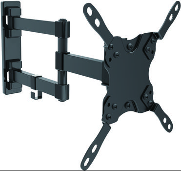 DELTACO wall mount for tv/ screen,  15"-40", max 20kg, 3 leads, black (ARM-459)