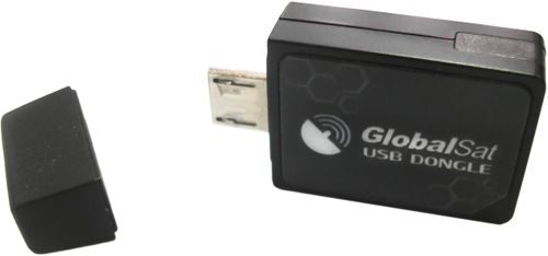 GLOBALSAT ND-105C, GPS-mottagare med micro USB, 66-kanaler,  svart (ND-105C)