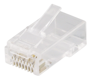 Deltaco RJ45 Cat6a Plugg for patchekabel 20pk