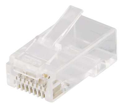 DELTACO RJ45 connector for patch cable, Cat6a, unshielded,  20-pack (MD-21)