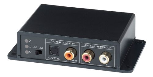 DELTACO Manual Two-Way Audio Converter,  Digital/ Analogue Toslink, Coax, RCA (AC01)