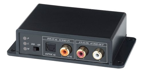 DELTACO AC01 | 2-Way Digital / Analog Converter | Black (AC01)