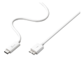J5 CREATE j5create USB 3.1-kabel, Gen 2, Typ C ha - Typ micro B ha, 0,9m, vit