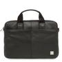 KNOMO STANFORD Full Leather Slim Laptop Carrier 13inch Black