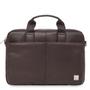 KNOMO STANFORD Full Leather Slim Laptop Carrier 13inch Brown