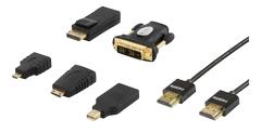 DELTACO HMDI-KIT with cable and adapters (HDMI-251)