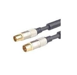 HOLMES Mainstream Gold platted 2 m coax kabel (HM-COAX2MG)