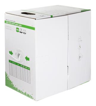 Deltaco samlet kabel - 305 m - hvit (TP-48NH)