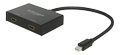 DELOCK Displayport 1.2 Splitter 1x mini Displayport in>2x HDMI, svart