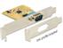 DELOCK PCI-Express kontrollerkort,  1xRS-232 hane, SUN2212 Chipset