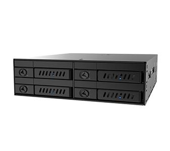 CHIEFTEC 1x5.25in bay for 4x2.5in S-ATA HDD Hot-Swap Metal (CMR-425)