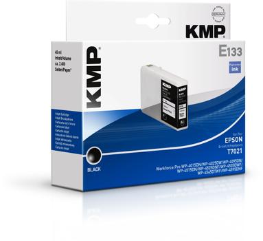 KMP E133 ink cartridge black compatible with Epson T7021 (1620,4001)