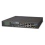 PLANET 8P DT SWITCH 10/100TX 802.3AT POE+2P GB TP/SFP LCD POE IN CPNT (FGSD-1022VHP)