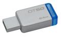 KINGSTON 64GB USB 3.0 DATATRAVELER 50 METAL/BLUE EXT