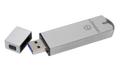 KINGSTON IronKey Enterprise S1000 - USB flash drive - encrypted - 128 GB - USB 3.0 - FIPS 140-2 Level 3 - TAA Compliant (IKS1000E/128GB)