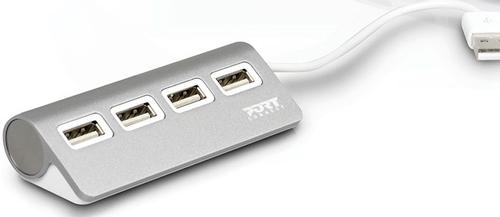 PORT DESIGNS USB-A to 4-port USB-A 2.0 Hub (900120)
