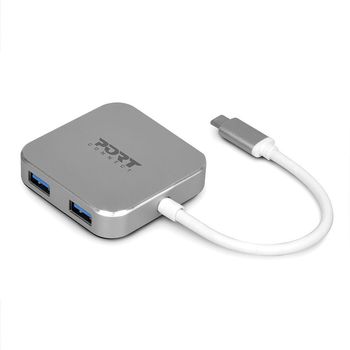 PORT DESIGNS USB-C to 4-Port USB-A 3.0 Hub (900123)