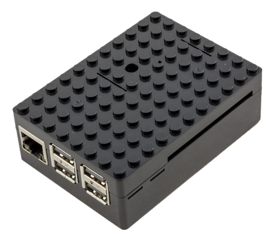 MULTICOMP Legobox for Raspberry Pi Svart (MMP-0101)