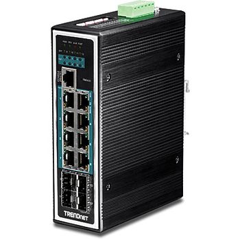 TRENDNET 12 port Gigabit PoE+  Switch (TI-PG1284I)