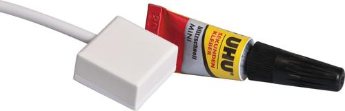 ABUS FU7301W, Hvid, Acrylonitrilbutadienstyren,  Kabel, 55 °C, 18 mm, 9 mm (FU7301W)