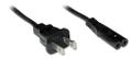 LINDY US mains power lead, IEC 320 C7  2m