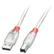LINDY USB2.0 Cable Type A/B. M/M. Transparent 3.0m Factory Sealed
