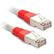 LINDY Crosss Over CAT6 S/FTP Network Cable, Gray/Red, 0.5m