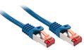 LINDY Basic Cat.6 S/FTP Kabel, blau, 0,5m  Patchkabel