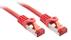 LINDY S/FTP PatchCord Cat6. Red. 0.3m Factory Sealed