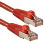 LINDY Basic Cat.6 S/FTP Kabel, rot, 0,5m  Patchkabel