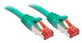 LINDY Cat.6 S/FTP Kabel, grün, 0,3m  Patchkabel