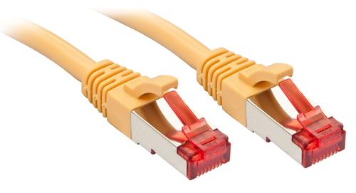 LINDY Cat.6 S/FTP Kabel, gelb, 0,5m  Patchkabel (47761)