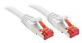 LINDY Cat.6 S/FTP Kabel, weiß, 0,3m Patchkabel