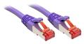 LINDY Cat.6 S/FTP Kabel, violett, 2m  Patchkabel