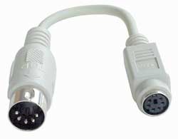 LINDY Adapter-Kabel PS/2 18cm (70139)