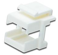 DIGITUS LC keystone frame for patch panel color white
