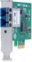 Allied Telesis 1x100BaseFX/ST PCI-Express NIC includes both standard and low profile brackets