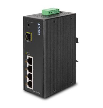 PLANET 4-PORT WEB SMART SWITCH 10/ 100MBPS WITH POE+1-PORT 100FX IN WRLS (ISW-514PSF)