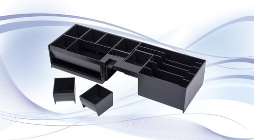 INTERNATIONAL CASH DRAWER 8-COIN/ 5-NOTE INSERT FOR FT-100 (FT-100-INS)