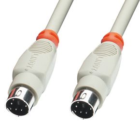 LINDY PS/2 Kabel, 1m, m/m, geschirmt  Anschlußkabel,  vergossen (33265)