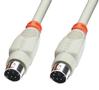 LINDY PS/2 Kabel, 1m, m/m, geschirmt  Anschlußkabel, vergossen