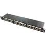 LOGILINK LOGILINK-  Patch Panel 19''-mounting Cat.6A STP 24 ports, black