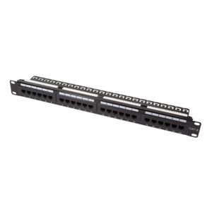 LogiLink CAT6 Patch Panel 19'' 24-Port unshielded,  RAL 9005 (NP0004A)
