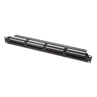 LogiLink CAT6 Patch Panel 19'' 24-Port unshielded, RAL 9005