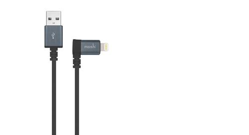 MOSHI Lightning to USB Cable with 90-degree connector 1.5m - Black (99MO023043)