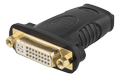 DELTACO HDMIâ?¢/DVI-I Adapter<br>HDMIâ?¢ female (Type A) > DVI-I female Dual-Link (24+5 pin)