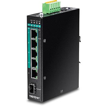 TRENDNET 6-port hardened Industrial  (TI-PG541I)