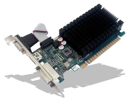 PNY Y GeForce GT 710 - Graphics card - GF GT 710 - 2 GB DDR3 - PCIe 2.0 x8 low profile - DVI, D-Sub, HDMI (GF710GTLH2GEPB)