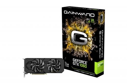 GAINWARD GeForce GTX 1060, 3GB GDDR5 (192 Bit), HDMI, DVI, 3xDP (426018336-3798)