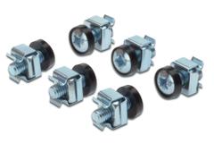 DIGITUS INSTALLATION SCREW SET 50 PCS 50XM6 SCREWS NUTS WASHERS NS